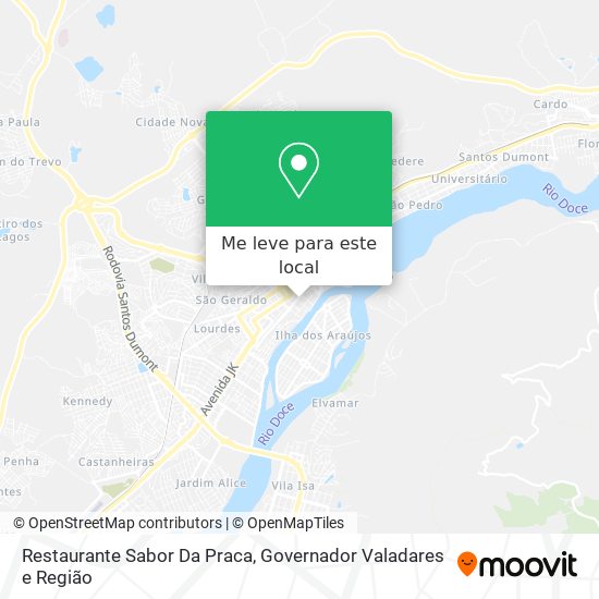 Restaurante Sabor Da Praca mapa