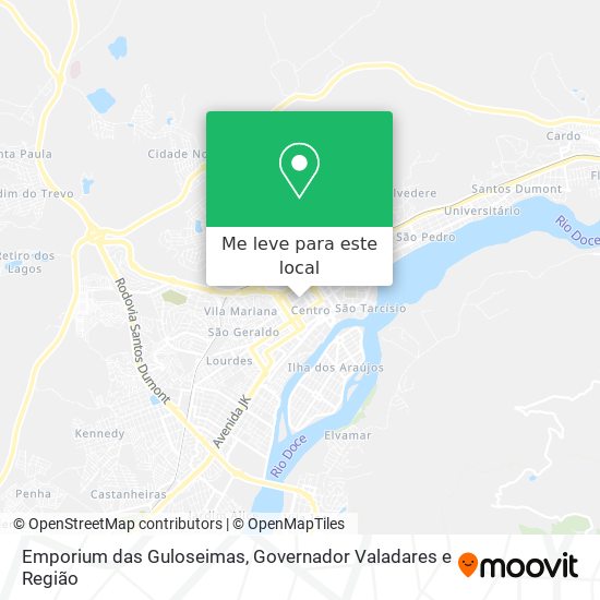 Emporium das Guloseimas mapa