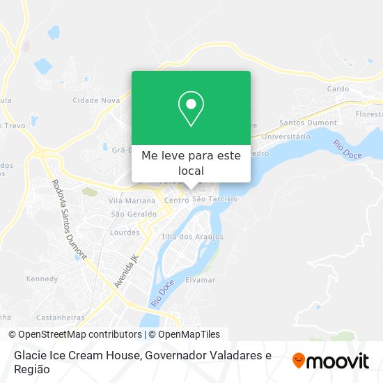Glacie Ice Cream House mapa