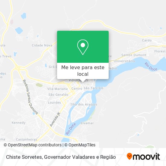 Chiste Sorvetes mapa
