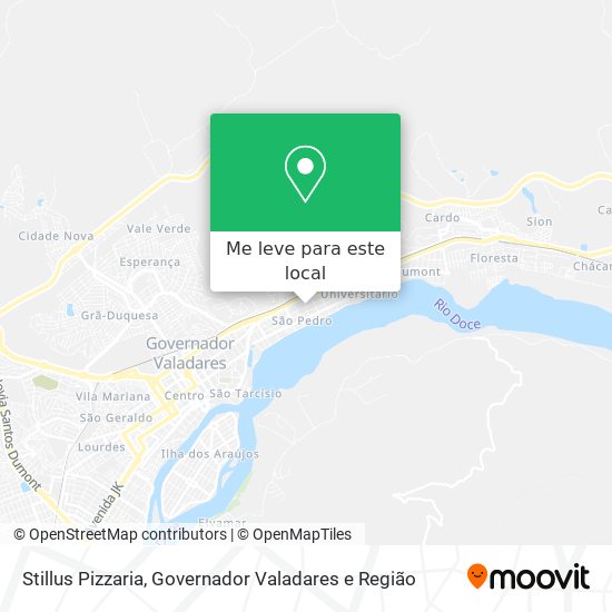 Stillus Pizzaria mapa