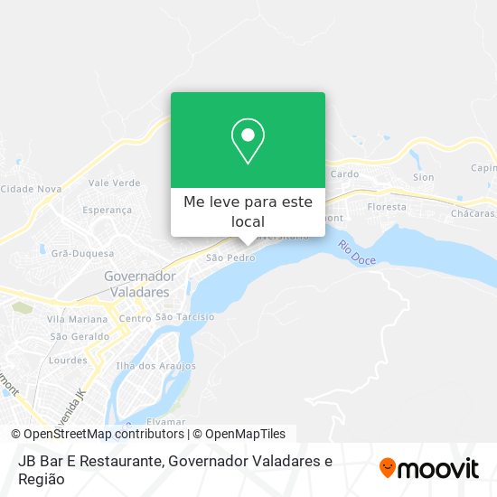 JB Bar E Restaurante mapa
