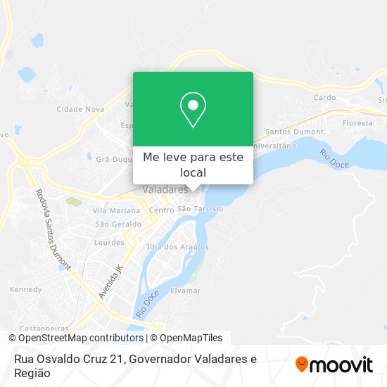 Rua Osvaldo Cruz 21 mapa