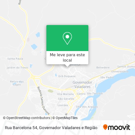 Rua Barcelona 54 mapa