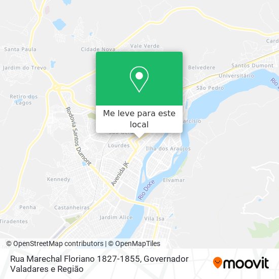 Rua Marechal Floriano 1827-1855 mapa