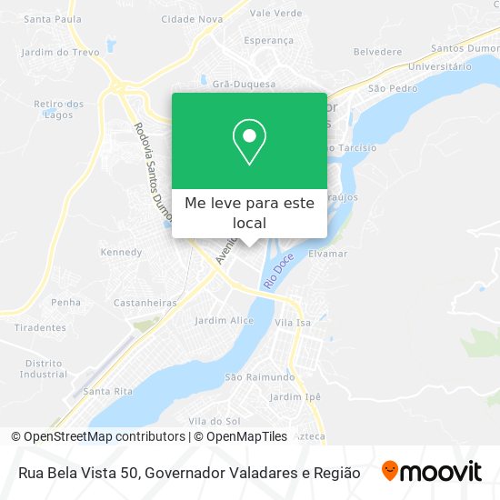 Rua Bela Vista 50 mapa