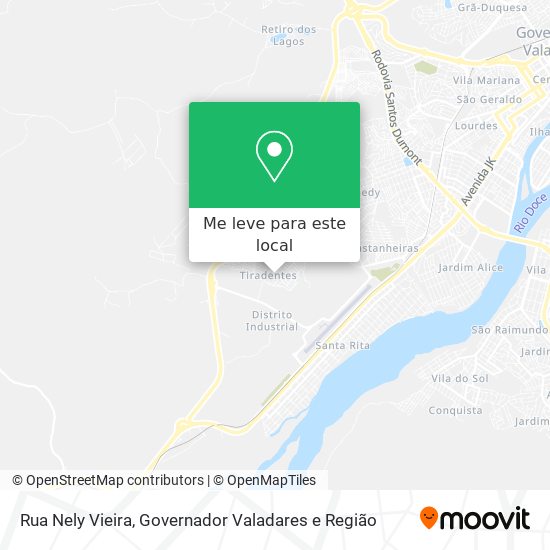 Rua Nely Vieira mapa