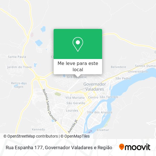 Rua Espanha 177 mapa