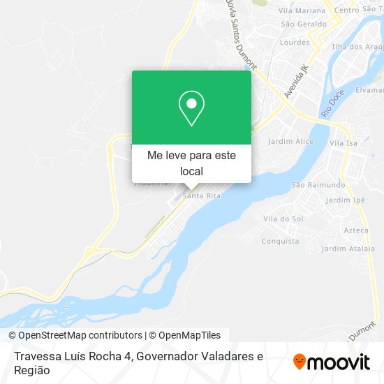 Travessa Luís Rocha 4 mapa