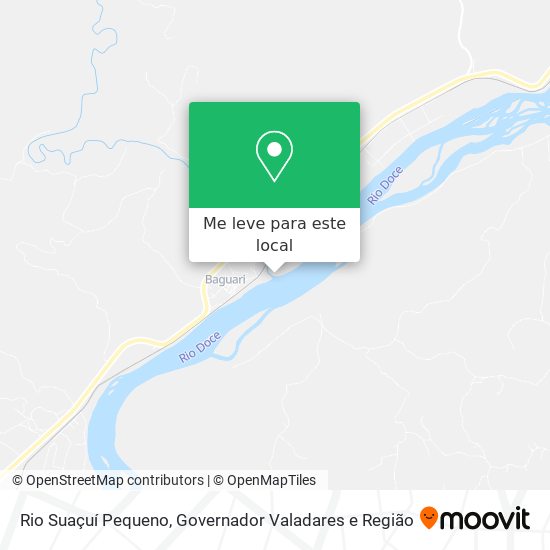 Rio Suaçuí Pequeno mapa