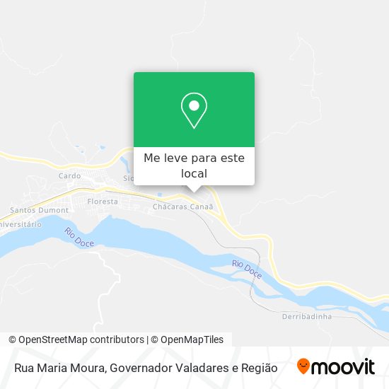 Rua Maria Moura mapa