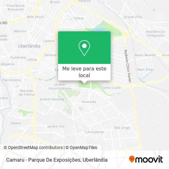 Camaru - Parque De Exposições mapa