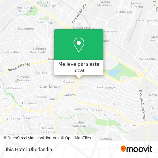 Ibis Hotel mapa