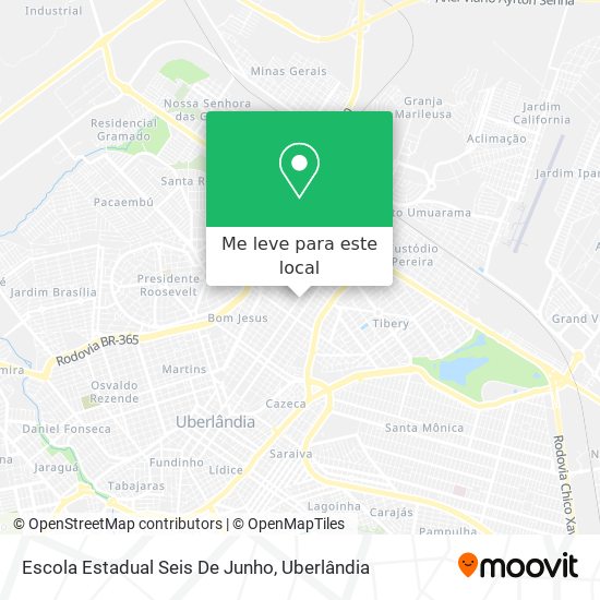 Escola Estadual Seis De Junho mapa