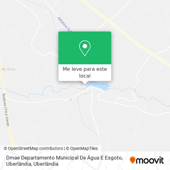 Dmae Departamento Municipal De Água E Esgoto, Uberlândia mapa