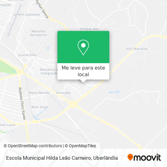 Escola Municipal Hilda Leão Carneiro mapa