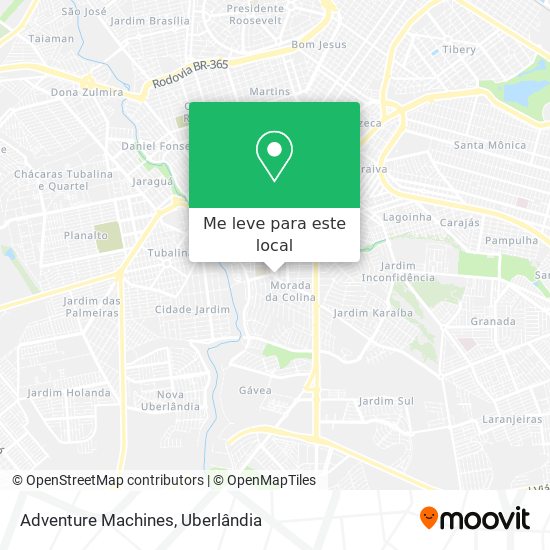 Adventure Machines mapa