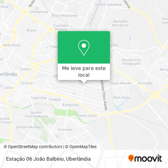 Estação 06 João Balbino mapa