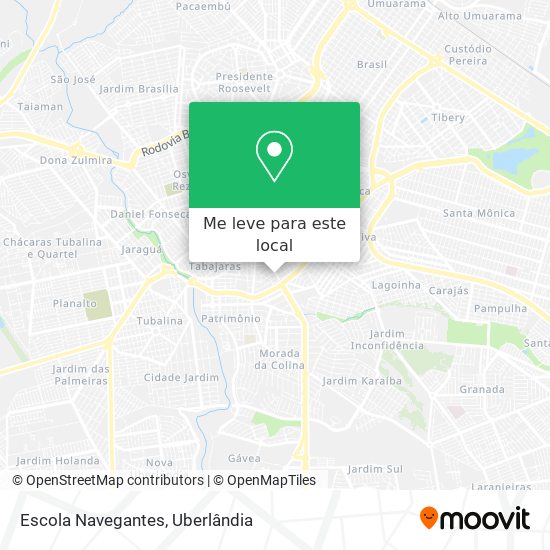 Escola Navegantes mapa