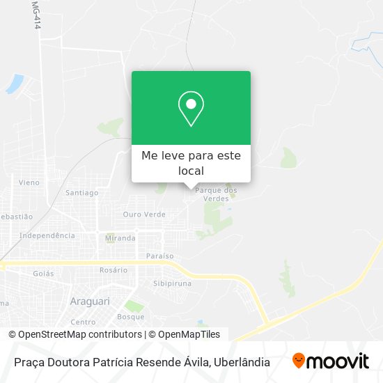 Praça Doutora Patrícia Resende Ávila mapa