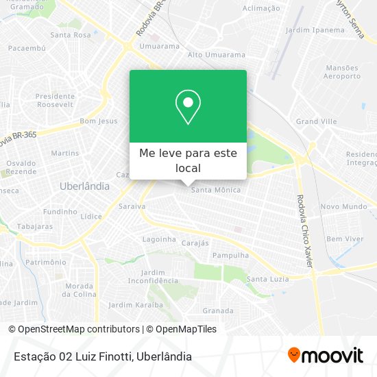 Estação 02 Luiz Finotti mapa