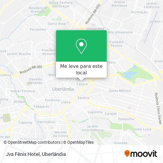 Jva Fênix Hotel mapa