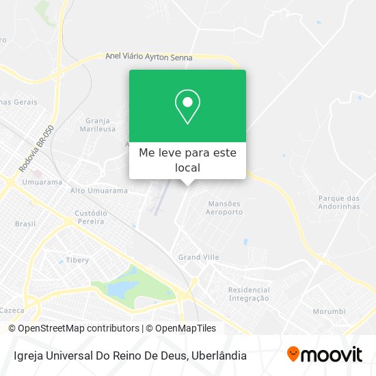 Igreja Universal Do Reino De Deus mapa