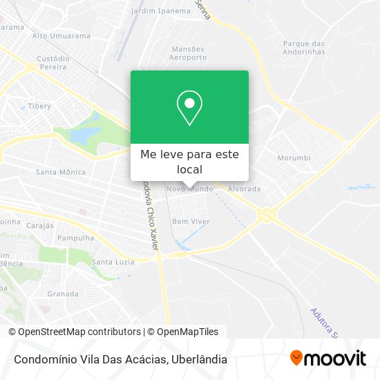 Condomínio Vila Das Acácias mapa