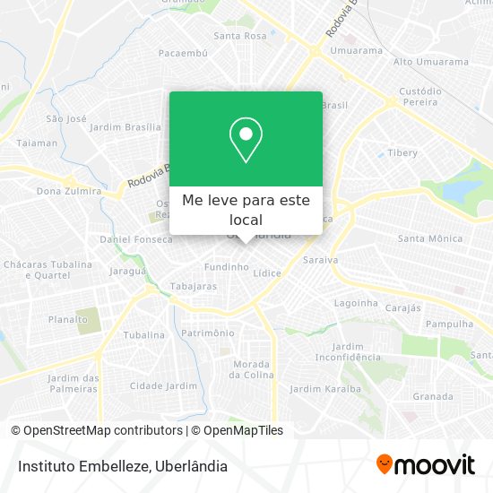 Instituto Embelleze mapa