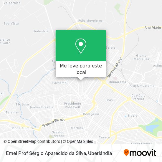 Emei Prof Sérgio Aparecido da Silva mapa