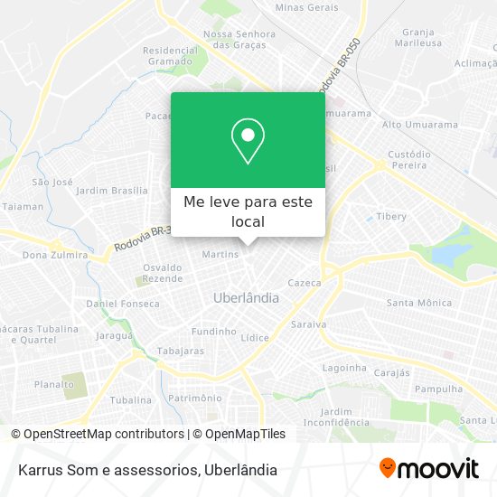 Karrus Som e assessorios mapa