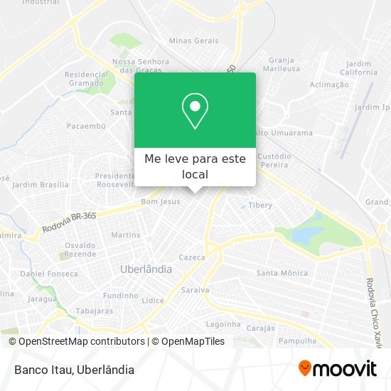Banco Itau mapa