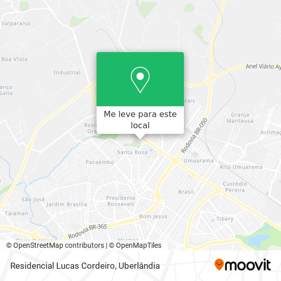 Residencial Lucas Cordeiro mapa