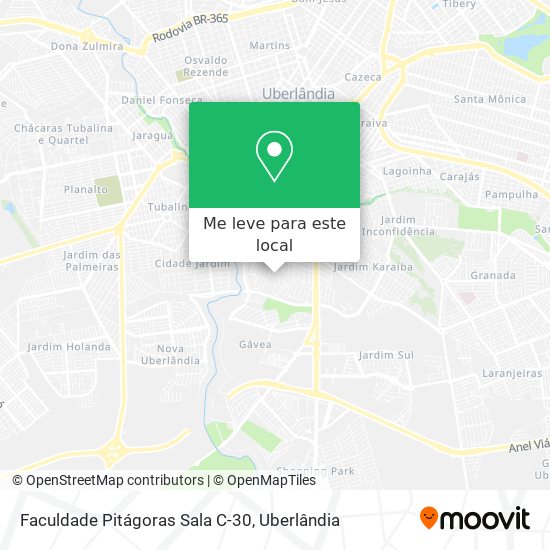 Faculdade Pitágoras Sala C-30 mapa