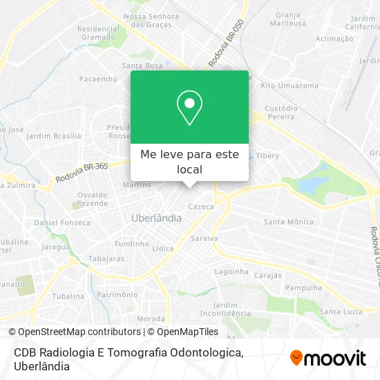 CDB Radiologia E Tomografia Odontologica mapa
