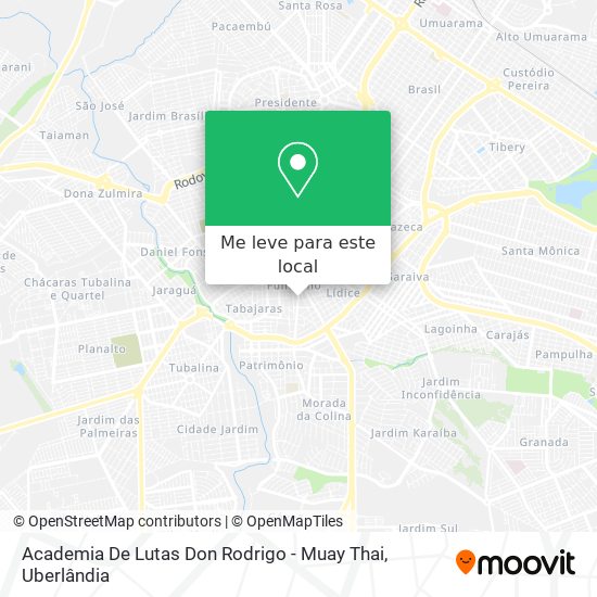 Academia De Lutas Don Rodrigo - Muay Thai mapa