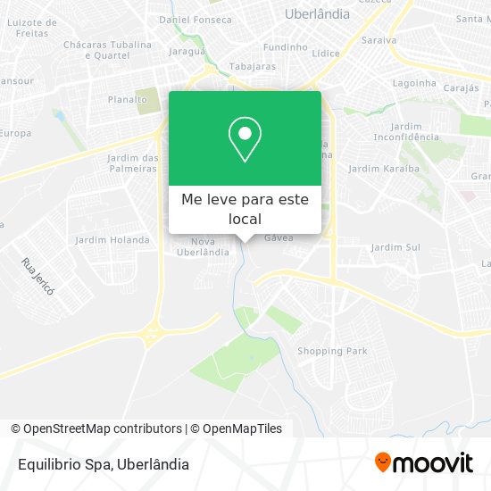 Equilibrio Spa mapa
