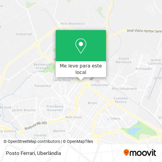Posto Ferrari mapa