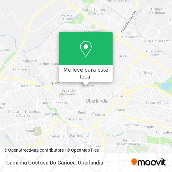 Caminha Gostosa Do Carioca mapa