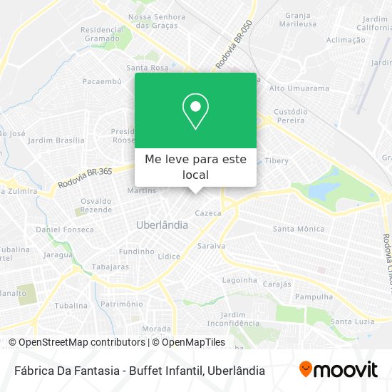 Fábrica Da Fantasia - Buffet Infantil mapa