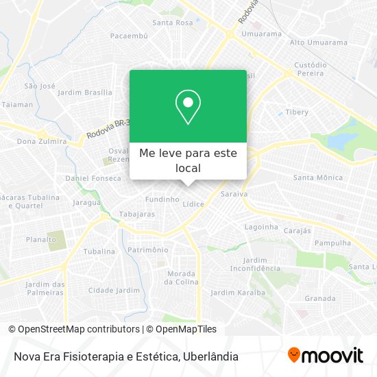 Nova Era Fisioterapia e Estética mapa