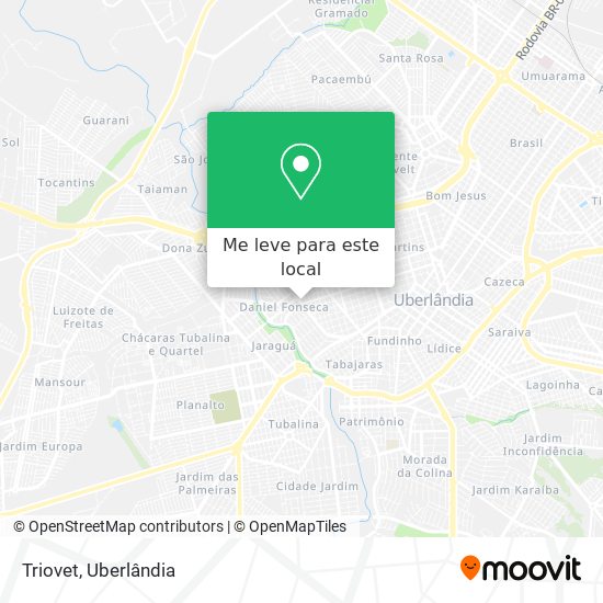 Triovet mapa