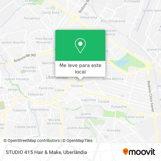 STUDIO 415 Hair & Make mapa