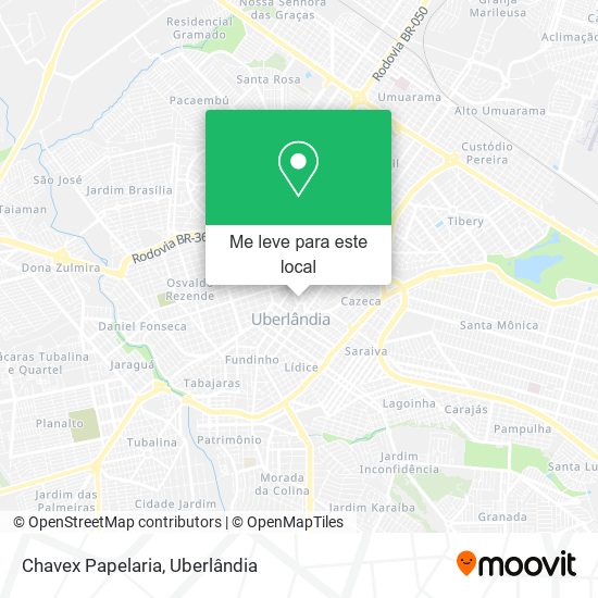 Chavex Papelaria mapa