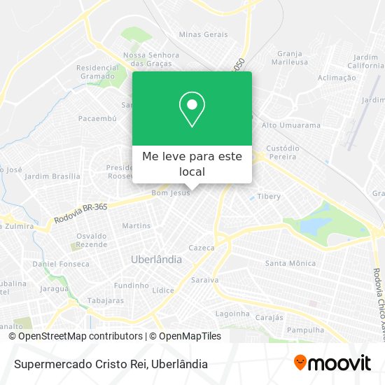 Supermercado Cristo Rei mapa
