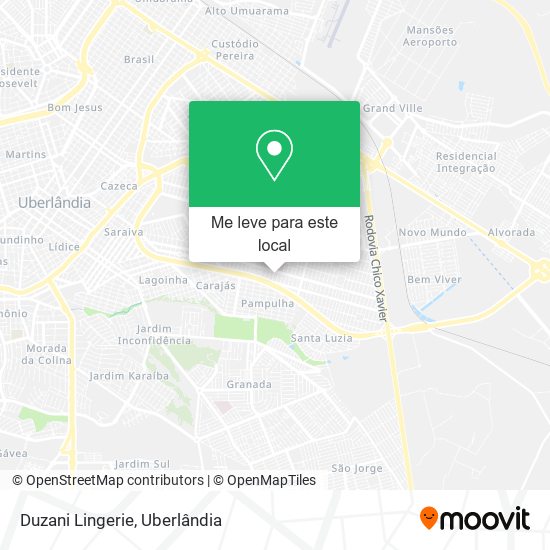 Duzani Lingerie mapa