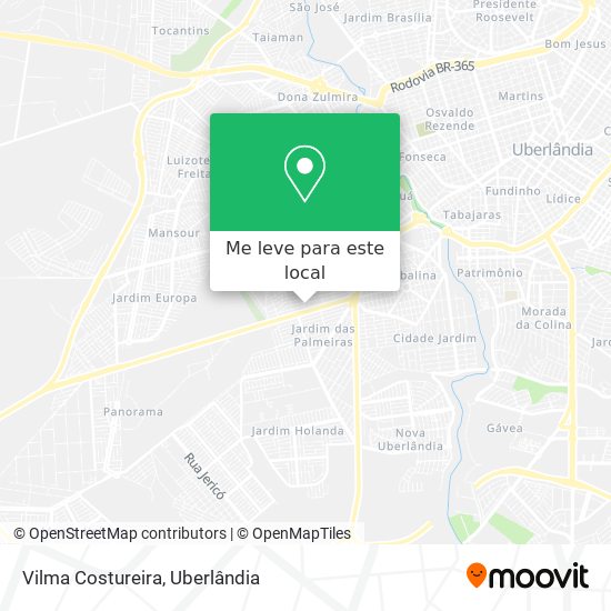 Vilma Costureira mapa