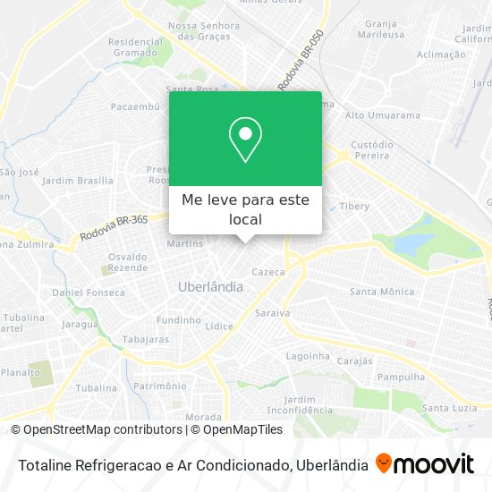 Totaline Refrigeracao e Ar Condicionado mapa