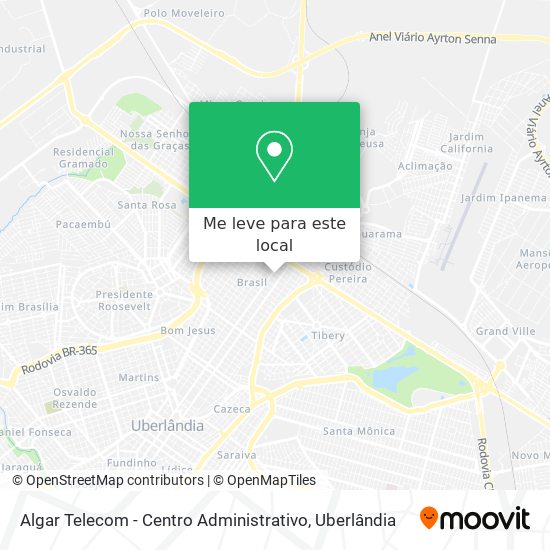 Algar Telecom - Centro Administrativo mapa