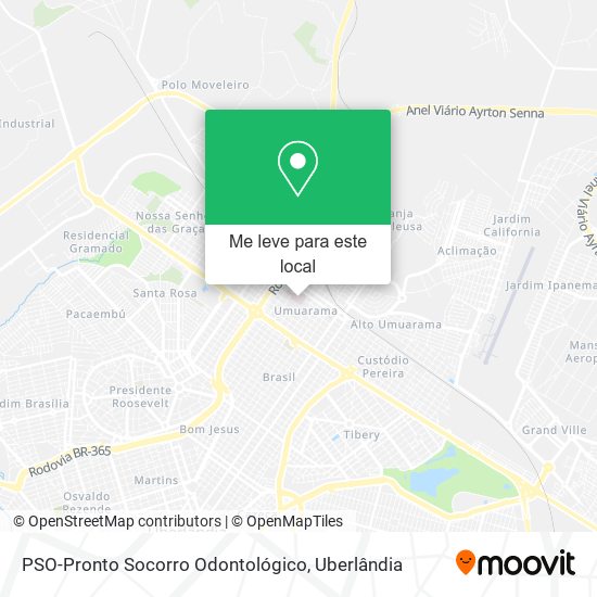 PSO-Pronto Socorro Odontológico mapa